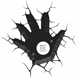 MEGICOT Autocollant 3D craquelé compatible avec la série Miracle Iron Man Hulk Marteau Captain Shield Spider Hand Applique murale Stickers muraux pour chambre d'enfant, maison, bureau