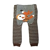 Wrapables Baby & Toddler Leggings, Drummer Fox- 6 to 12 Months