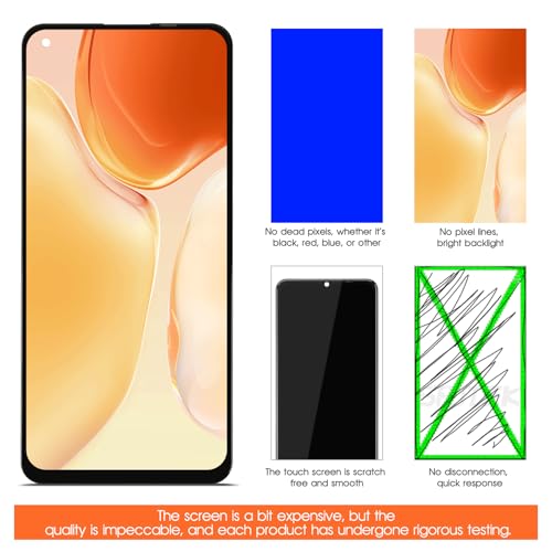 Écran pour Oppo Reno 6 5G de rechange pour réparer le tactile cassé