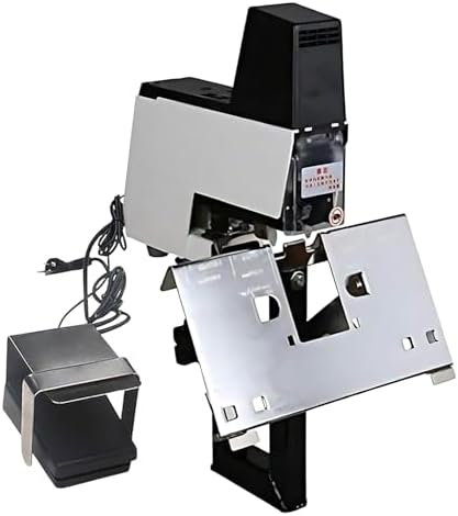 Heavy Duty Saddl-e Stitch Stapler,Electric Saddl-e Stapler,1-9 Strength Adjustment Levels,Saddl-e Stitching/Flat Stitching,Suitable for Photo Studios, Offices, and Homes.