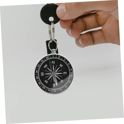 Brújula de aluminio compacta 4 piezas POPETPOP miniatura 6