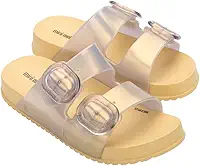 Chinelo Confortável Mini Melissa Cozy Slide Infantil Cor:Amarelo;Tamanho:26/27