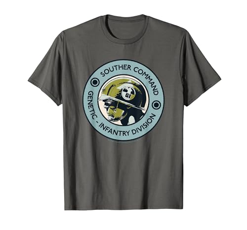 Image of Rogue Trooper Souther Command Genetic Infantry Division T-Shirt, Men, Asphalt Grey, X-Large