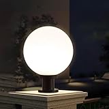 💡[Diseño de protección contra rayos] La función de protección contra rayos especialmente diseñada protege eficazmente la luz de pilar de daños durante las tormentas eléctricas. Incluso con mal tiempo extremo, su sistema de iluminación exterior está garantizado para funcionar de forma segura y estable.