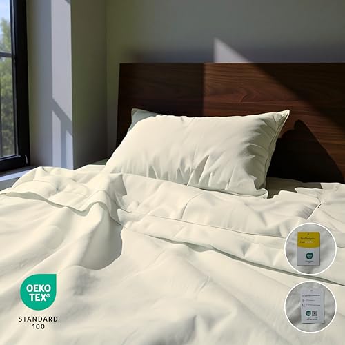 Housse de couette 100% coton HOME PRIDES, parure de lit double pour des matins radieux