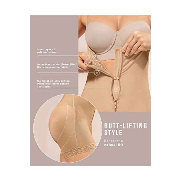 Leonisa-Strapless-Tummy-Control-Bodysuit-Shapewear-Butt-Lifter-Effect-for-Women Leonisa Strapless Tummy Control Bodysuit Shapewear Butt Lifting Effect for Women
