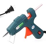 Sealing Wax Hot Melting Glue Gun 20W, Wasole Sealing Wax Sticks Glue Gune for the Diameter 0.28 inch Sticks, Great for Wedding Invitations, Birthday Cards, Envelopes (Olive Green Glue Gun)