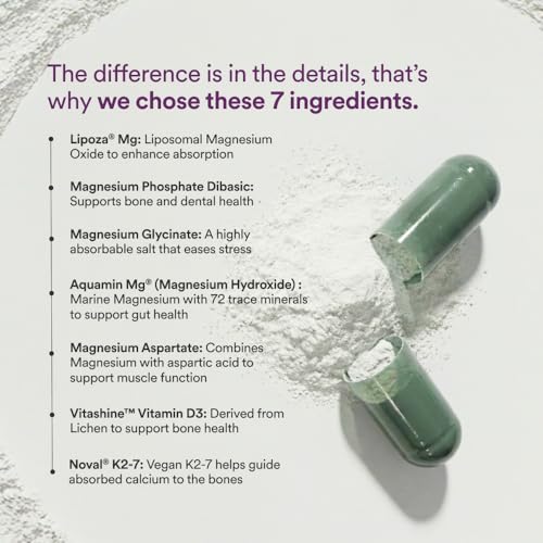Image of Origins Nutra 5-in-1 Magnesium + D3 + K2-7 for Men | 440 mg Magnesium