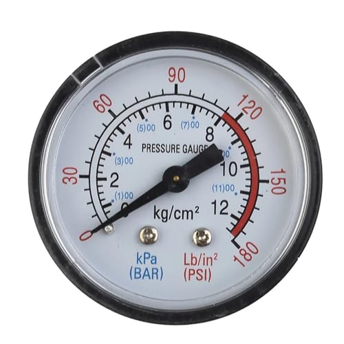 Manomètre de pression d'eau contre les fuites et surpressions de compresseur 50mm