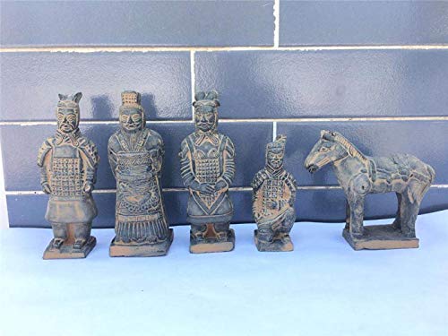 Amazon.co.jp: 兵馬俑 中国 秦の始皇帝 陶器 置物 オブジェ 歴史