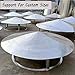 JUCCJUXIN Roof Rain Cap,Galvanized Rain Cap,Protector Cap Generic Cone Top Chimney Cap,Practical Tool Chimney Cowl Cap,for Ducting Ventilation Cap Rain Hat Hood,Easy Installation,d12cm/4.72in