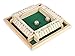 WISDOMTOY Wood Deluxe Four Sided 10 Number Shut The Box Dice Board Game Toy for Kids and Adults