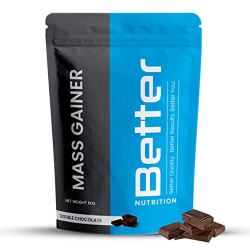 Better Nutrition Mass Gainer 1 Kg Powder | for intense workout|Weight Gain|3:1 Carbs to Protein Ratio | 65g Carbs | 20g…