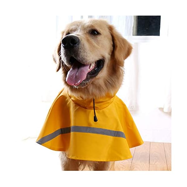 HAPEE Dog Raincoats for Large Dogs with Reflective Strip Hoodie,Rain Poncho Jacket for Dogs HAPEE Dog Raincoats for Large Dogs with Reflective Strip Hoodie,Rain Poncho Jacket for Dogs