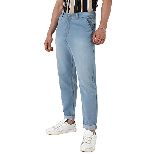 Image of Campus Sutra Men's Regular Fit Mid Rise Jeans