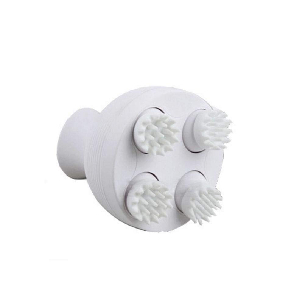 MU Attrezzatura di sanità di vibrazione elettrica portatile del massaggiatore della testa/massaggiatore del cuoio capelluto Massager del cervello,bianca