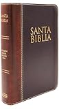 Santa Biblia Reina Valera 1960 Edicion de Lujo Letra Grande tamano manual con fotos e ilustraciones indice caoba / cafe claro (Spanish Edition)