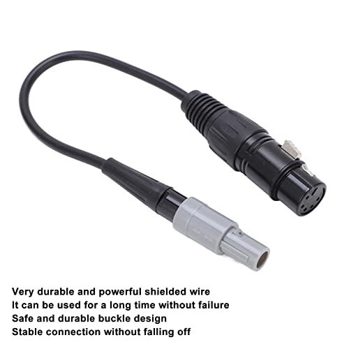Adaptador de Auriculares para Aviación KANASI, 6pin a 5pin XLR miniatura 2