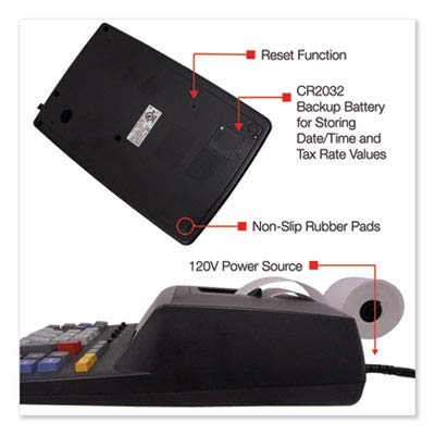 Sharp Calculators Sharp 12 Digit Calc, Impressão De 2 Cores, 8-7/8