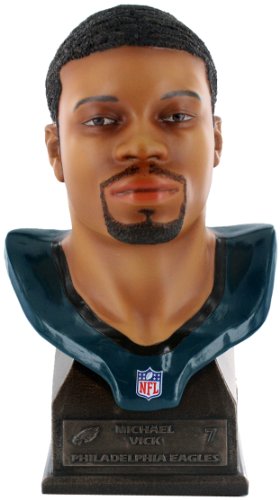 Buste Michael Vick Philadelphia Eagles FOCO en résine haute qualité