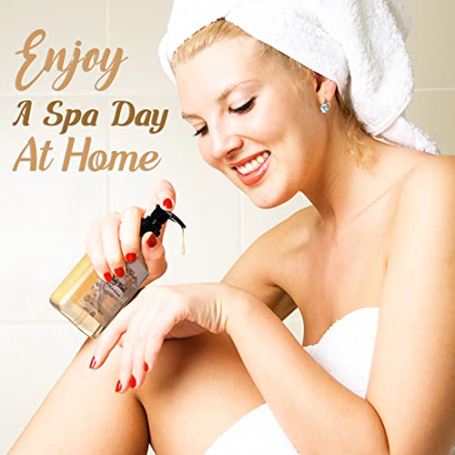 Spa Baskets For Women - Luxury Bath Set With Honey & Almond - Spa Kit Includes Wash, Bubble Bath, Lotion, Bath Salts, Body Scrub, Body Spray, Shower Puff, Bathbombs, Soap And Towel #TOP3