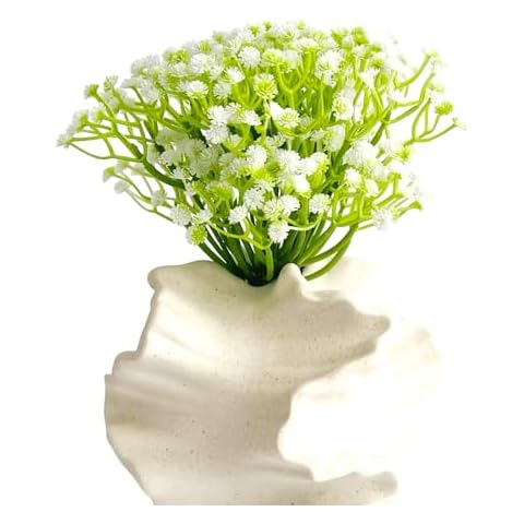 KwikEssentials 5Pcs White Artificial Gypsophila Flowers Cover