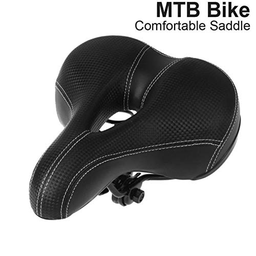 Garneck Assento de bicicleta confortável para bicicleta ergométrica antiderrapante assento de ciclis