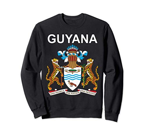Guyana National Coat of Arms Crest Emblem Sweatshirt