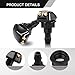 Fluher 2 PCS Car Front Windshield Water Spray Nozzle, 0.7