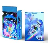 Axingqiwu 132 Piezas Kpop Hunters Cartas Guerreras K-Pop Juguetes Fotokartenset Huntrix K pop Merch (Azul)