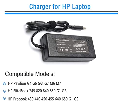 90W Laptop Adapter Charger For Hp Pavilion Dv4 Dv6 Dv7 G50 G60 G60T G61 G62 G72 2000; Presario 2210B 2510P Cq40 Cq45 Cq50 Cq57 Cq58 Cq60 Cq61 Cq62 Power Supply #TOP3