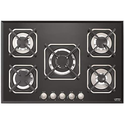 Gaskochfeld 75 cm Lofra 29220205 für Einbau mit Wok-Brenner