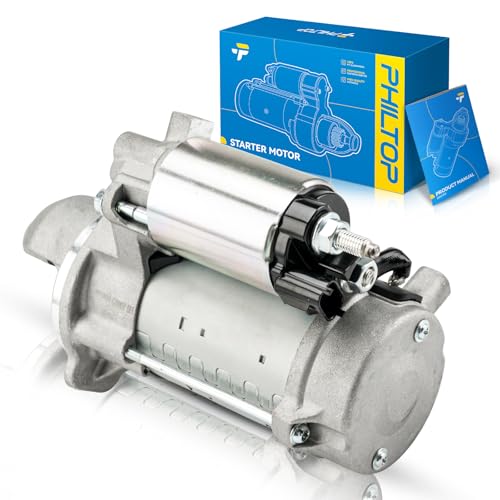 Image of PHILTOP Starter 16349N Compatible for Chevrolet Blazer for Cadillac ATS /CTS | 2019-25 Blazer 3.6L,2018-23 Traverse 3.6L;2016-19 ATS /CTS 3.6L Naturally Aspirated,2020-2025 CT5 3.0L 1.4KW CW PMGR 17 Tooth