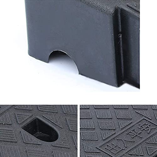 Rampa de plástico negra 49x22x5 cm ligera y portátil miniatura 4