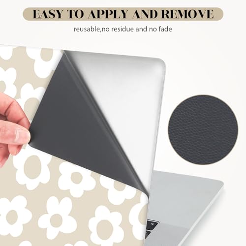 Image of Laptop Skin Sticker Decal, Apricot Flower 13 inch 13.3 inch 14 inch 15 inch 15.4 inch 15.6 inch Laptop Netbook PC Notebook Universal Vinyl Reusable Skin Sticker Cover Art Case Protector