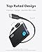 INIU Portable Charger, Ultra Slim 45W Fast Charging with Attached USB C Cable, Flight-Safe 10000mAh PD Power Bank Battery Pack, Travel Essential Phone Powerbank for iPhone 17 16 Samsung S25 Google etc