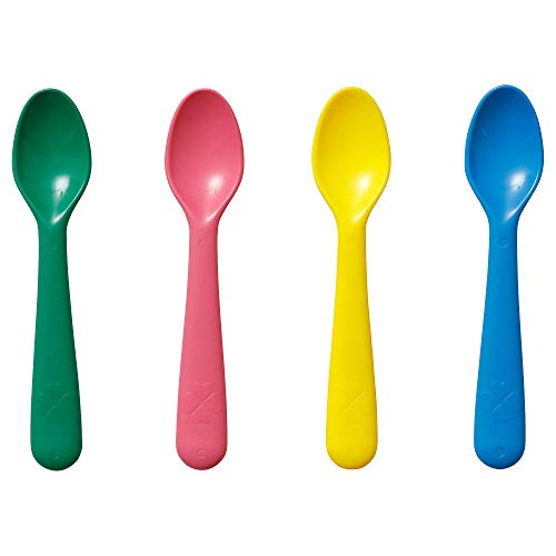 Image of ikea kalas spoon, mixed colours- Multi color