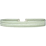Twilight's Fancy Thin Silvery Gray Satiny Trim Ribbon Choker Necklace -- Size Small
