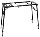 SOPORTE PARA TECLADO, PIANO O CONTROLADOR DJ: Audibax Onyx Pro 1 es un soporte multifunción ideal para teclados, pianos de escenario, controladores MIDI de Dj y mesas de mezcla. Este soporte se adapta perfectamente a cualquier modelo de estos aparatos.