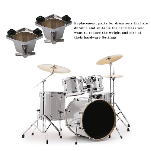 Soporte para patas de tom piso para batería plata miniatura 2
