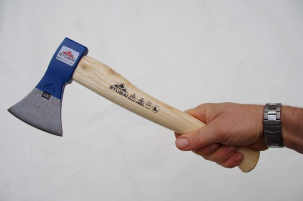 Stubai - Multi Use Hatchet - Well Balanced for Throwing - Made in Austria - 0.90 Pounds (400gram)