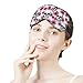 Comfortable Night Eye Shade Pink Flowers Sugar Skulls Soft Sleeping Mask Block Out Light Eye Cover Eyeshade for Women Men