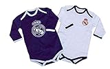  Pack 2 Bodys REAL MADRID Bebé Manga Larga (24 MESES)