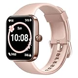 Smartwatch Damen, Fitnessuhr mit 1,69 Zoll großer HD-Farbbildschirm, Stressmessung, Überwachung von SpO2, Herzfrequenz, Schlaf, usw. Sportuhr 5ATM Wasserdicht, Smart Watch Damenuhr für iOS Android