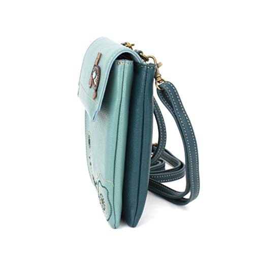 Image of CHALA RFID Criss Crossbody Cell Phone Purse - Women Faux Leather Xbody Handbag with Adjustable Strap | RFID