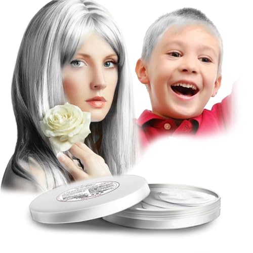 HaiolorPro White Washable Hair Color Wax for Kids & Adults