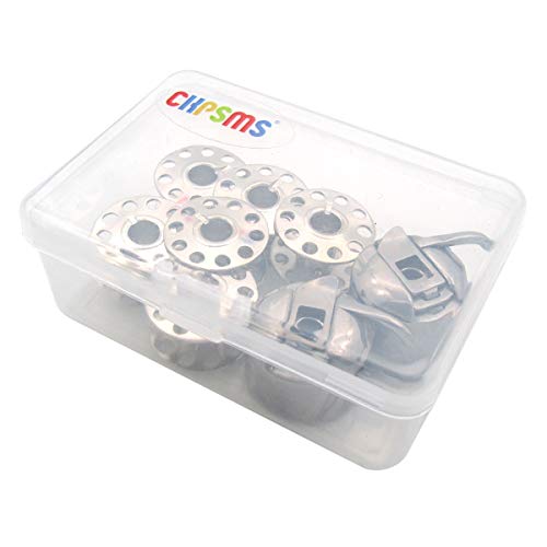 Ckpsms Brand -#Bc-Hz3(Ns)-B 2Pcs+2518 6Pcs 2-Bobbin Case,6-Bobbins Compatible With White Sewing Machine #TOP4