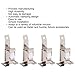 Adfaga FE Rack Clamp 4Set Heavy Duty 304 Steel Frame Clamp Accessories Automatic Clamping Proof Industrial Testing Equipment Secure Fastening Solution