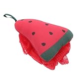 NIYANGLE Wassermelonen-badeschwamm Duschloofah Peeling-badekugel Für Körper Und Gesicht Geeignet Für Kleinkinder Und Erwachsene Hautschonend Und Reinigen