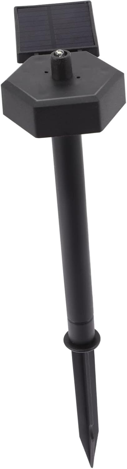 Solar Ground Mating Door LED Lantern Powered Lawn Spotlights Landscape Water Ornaments Mats Flowers Flood Flag Pole Lighting Bulbs Post Lamp Garden Outside Pond Fence Black Plastic